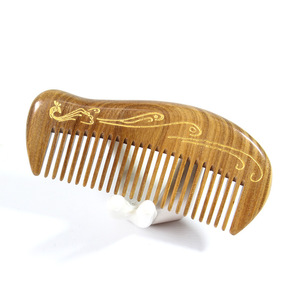 Wooden Sandalwood <b>Comb</b> Small <b>Wide</b> Tooth Massage Hair <b>Comb</b> For Children And Adults Home Use - Product Image 5