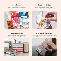 Imprimante d'étiquettes portable numérique sans fil mini format, compatible Cricut APP Prinker, pour impression d'étiquettes mobiles sans fil – Meilleures ventes