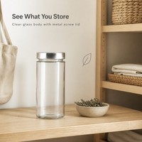 Food Grade 280ml 380ml Chili Sauce Jam Glass Jar with Deep Metal Lid