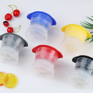 Moldes de silicona para hielo con rejillas circulares, fáciles de desmoldar, ideales para bebidas heladas de verano en el hogar. - Product Image 5