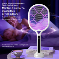 Raquette anti-insectes numérique professionnelle avec écran LCD en ABS, puissance visuelle, pour la maison, le bureau, le salon, service OEM ODM