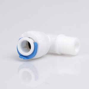 Yenvqee 하이 퀄리티 정수기 커넥터 1/4 "인치 O.D 튜브 ~ 1/4" 인치 NPT 수 팔꿈치 커넥터 RO 정수 필터 시스템 용 - Product Image 3