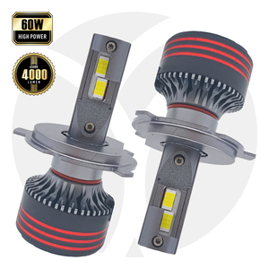 YUFING 12000LM CSP 3570 H9 lentille 6000K lumière blanche 120W technologie de sortie haute puissance H11 ampoules de phares LED pour Audi Fox Led - Product Image 1
