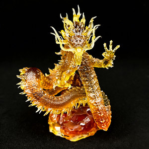 Recuerdo Personalizado, Dragón Impreso en 3D con Resina Transparente SLA, Colores y Tamaños Personalizados, Servicio de Prototipado Rápido para Decoración de Regalos - Product Image 5