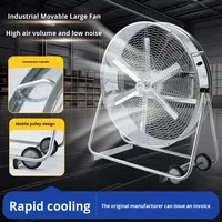Ventilador de ventilación móvil de escape eléctrico industrial de 24 "30" 36 "pulgadas, ventilador de tambor de barril de Motor de circulador de aire portátil