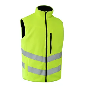 Custom hi vis reflective high visibility winter padding safety vestion Safety Vest reversible vest