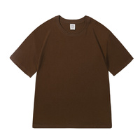 T-shirt Homme 100% Coton Tissé Uni Coupe Classique Grammage Lourd Gaufré 3D Premium Écologique Séchage Rapide Respirant Col Rond Sérigraphié