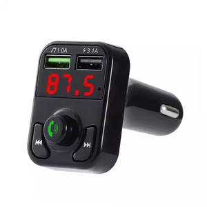Chargeur de voiture double USB, kit mains libres BT5.0, lecteur de voiture, modulateur FM sans fil pour voiture - Product Image 3