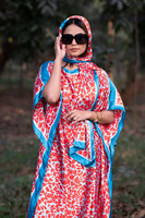 Dernier modèle Fabricant personnalisé Islamique Imprimé Abaya Femmes Robe Musulmane Longue Modeste Abaya Manteau pour Festival