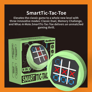 新しいTic-Tac-toe 4-in-Oneメモリトレーニングボードゲーム、楽しくて教育的なAI電子玩具クロスボーダーボードゲーム - Product Image 6