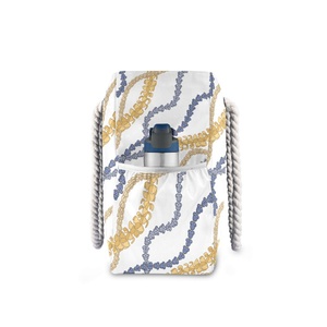 Sac à bandoulière portable pour femme, imprimé hawaïen, grand sac de plage pliable avec fermeture éclair, idéal pour l'été - Product Image 3