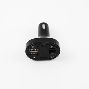 Dual USB 12V 24V Reproductor de MP3 para automóvil Transmisor FM Reproductor de MP3 para carga rápida de automóvil - Product Image 1