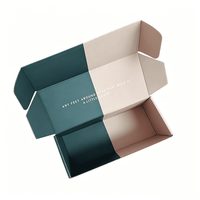 Boîte d'expédition en carton ondulé personnalisable bicolore pour chaussettes et accessoires de soin des pieds – Emballage extérieur