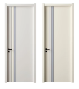 Kunden spezifische Massivholz-Innentüren Moderne schwingende wasserdichte Schall dämmung wohnungen Häuser Limited Stock Badezimmer - Product Image 1