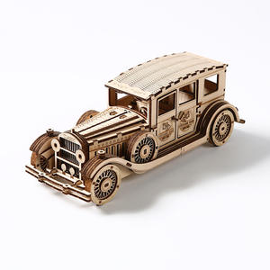 Vintage Classic Car 3D in legno giocattolo per 14 anni & up eco-friendly materiale creativo modello di auto ornamento - Product Image 5