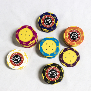 Fichas de póquer de arcilla ABS de 14g, logo personalizado, fichas de doble color, fichas de póquer de arcilla de <span class=keywords><strong>Casino</strong></span> para <span class=keywords><strong>casino</strong></span> - Product Image 4