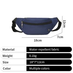 Wholesale Crossbody Bag Shoulder Bag Waterproof Custom Sports Waist Bag with Zipper - Product Image 3