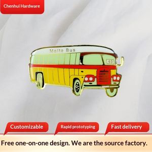 Aimants de réfrigérateur en métal et ouvre-bouteille personnalisés sur le thème des bus de Malte, autocollants magnétiques créatifs, souvenirs, design culturel rotatif - Product Image 2