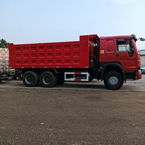 รถบรรทุกหนักมือสอง HOWO รถดัมพ์ ขับเคลื่อนสี่ล้อหน้าและแปดล้อหลัง รถบรรทุกสำหรับงานเหมืองในแอฟริกา - Product Image 2