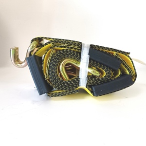 Sangle d'arrimage à cliquet avec double crochet en J, sangles <span class=keywords><strong>de</strong></span> cargaison à haute résistance <span class=keywords><strong>pour</strong></span> déménagement, camions, remorques, motos, kayaks, quincaillerie <span class=keywords><strong>de</strong></span> toit <span class=keywords><strong>de</strong></span> <span class=keywords><strong>voiture</strong></span> - Product Image 1