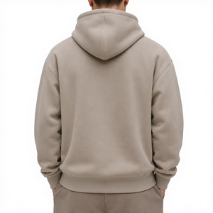 Sweat-shirt à capuche pour homme Long Mission Industry, en coton respirant, tissu molletonné français, décontracté, pour l'hiver, coupe classique - Product Image 5