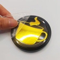 Autocollants personnalisés en vinyle imperméable avec logo imprimé UV en 3D, autocollants pour matériaux métalliques brillants, estampage à chaud pour promotions