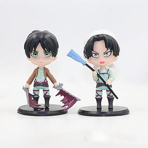 Nouveau Style 6 pièces ensemble <span class=keywords><strong>Shingeki</strong></span> <span class=keywords><strong>no</strong></span> <span class=keywords><strong>Kyojin</strong></span> figurines ensemble Q version modèle attaque sur Titan Anime figurines - Product Image 5