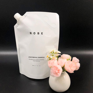 Bolsa de plástico PE blanca ecológica de 300 ml a 5 litros, termosellable, portátil, con asa y boquilla, para detergente líquido para ropa. - Product Image 1