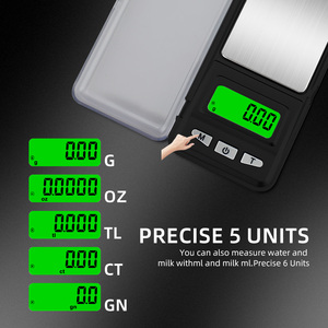 하이 퀄리티 전자 계량 저울 백색광 사용자 정의 OEM 디지털 포켓 저울 0.01g - Product Image 2