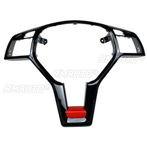 Couvre-cadre de volant de voiture compatible avec Mercedes-Benz Classe A C E GLA CLA CLS W204 W176 W204 W212 X156 C117 2008-2014 - Product Image 3