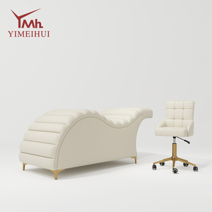 Lettino per Extension Ciglia in Pelle Curvo a Arco per Saloni di <span class=keywords><strong>Bellezza</strong></span> - Product Image 6