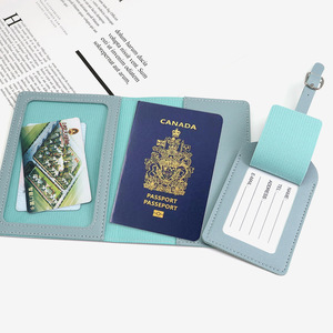Etiqueta de equipaje de piel sintética con precio al por mayor, chanclas, etiqueta de equipaje de avión de viaje - Product Image 5