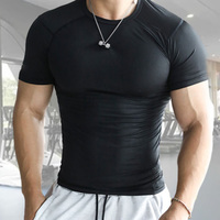 Camisetas Deportivas para Hombre, Personalizadas al por Mayor, 90% Poliéster, 10% Elastano, Corte Ajustado, Ecológicas, 170g, Antiarrugas, para Correr