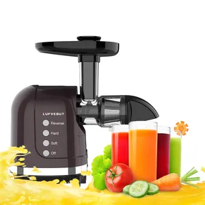 BPA pembuat jus 99% hasil 200W, Juicer otomatis sayuran buah elektrik W ekstraktor jus multifungsi sehat kecepatan lambat