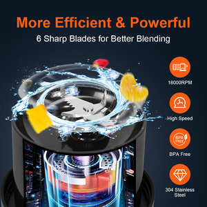 عصارة حمضيات 500 مل قابلة لإعادة الشحن عبر USB بشفرات من الفولاذ المقاوم للصدأ، خلاط كهربائي صغير عالي الكفاءة للسيارة والاستخدام الخارجي والمنزلي - Product Image 2