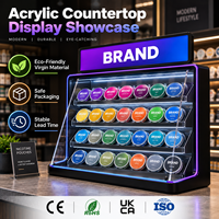 Présentoirs HVX LED pour Cigarettes Électroniques et CBD - Étagères Personnalisées en Acrylique et Alliage Métallique pour Magasins de Tabac Écoresponsables et Points de Vente Pratiques