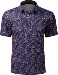 批发定制男式休闲短袖马球衫高品质环保升华<span class=keywords><strong>t</strong></span>恤空白图案印花 - Product Image 4