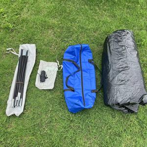 Tente de voiture 240x240x200cm en tissu Oxford bleu et blanc, imperméable, pare-soleil, pour coffre de SUV, camping, voyage en plein air - Product Image 4
