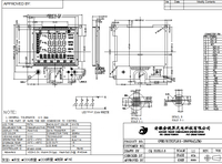 Écran LCD FSTN COB Goldenvision Instrument, affichage semi-transparent positif avec rétroéclairage LED et connecteur SPI