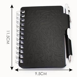 Hot-selling Aluminum Portable Notepad, Aluminum Shell <b>Notebook</b> with Pen, Metal Shell Aluminum Coil <b>Notebook</b> - Product Image 4