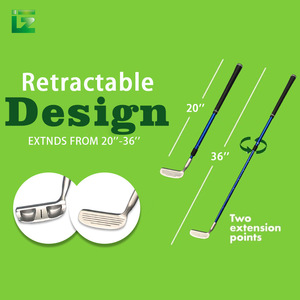 Putter de <span class=keywords><strong>golf</strong></span> télescopique portable pour les voyages, <span class=keywords><strong>mini</strong></span> parcours de <span class=keywords><strong>golf</strong></span>, longueur réglable, équipement d'entraînement - Product Image 5