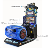 Machine de jeu vidéo Moto Moto Arcade à deux joueurs en métal et plastique Anglais Garantie 1 an