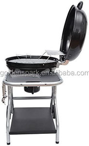 Nueva Deluxe de <span class=keywords><strong>carbón</strong></span> de la parrilla de la <span class=keywords><strong>barbacoa</strong></span> con <span class=keywords><strong>ruedas</strong></span>-Negro - Product Image 4