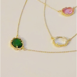 Collana con Gioielli in Vetro a Grappolo - Product Image 2