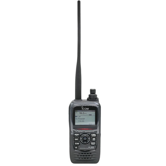 Icom IC-R15 Portable Wideband Communications Radio Scanner, VHF UHF Aviation Frequency Monitoring Receiver
