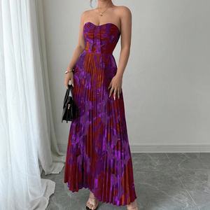 D&<span class=keywords><strong>M</strong></span> Yazlık Elbise Moda Giyim Tasarı<span class=keywords><strong>m</strong></span>ı Kadın Giyim Elbiseler Seksi Günlük Kolsuz Elbise Omuzları Açık Vücuda Oturan Elbiseler - Product Image 3