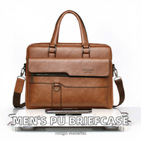 Grand sac à bandoulière vintage en cuir PU avec fermeture à glissière pour homme, sac à main porte-documents tendance avec logo personnalisé