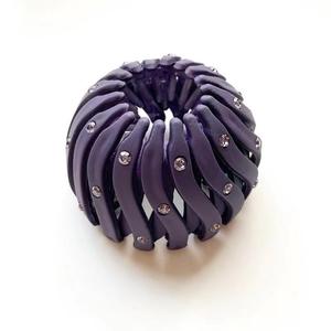 CHENGHE 2024 <strong>Bird</strong> <strong>Nest</strong> Magic Matte <strong>Hair</strong> Claw <strong>Clips</strong> for Women Girls Custom Rhinestones Ponytail Holders Korean <strong>Hair</strong> Pin Accessory - Product Image 3