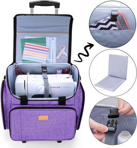 Échantillon gratuit : Sac de transport pour machine à coudre à tige externe, sac à main pour machine à tricoter, rangement d'outils de tricot - Product Image 6