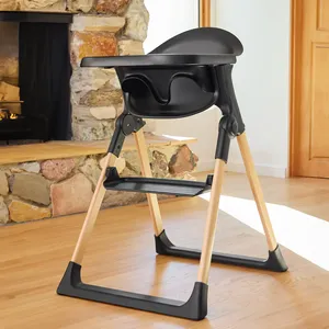 Chaise haute au design moderne pour bébés et tout-petits Chaise pour manger avec plateau amovible et harnais de sécurité Chaises hautes et rehausseurs - Product Image 2